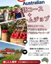 英語コース + ファームジョブ